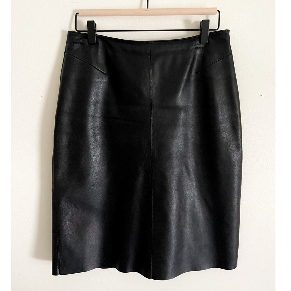 Wilson's Leather Pelle Studio Genuine Leather Pencil Skirt Size 6